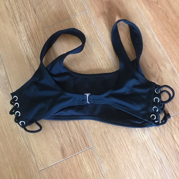 Bikini Top with Lace Sides - Picture 3 of 4